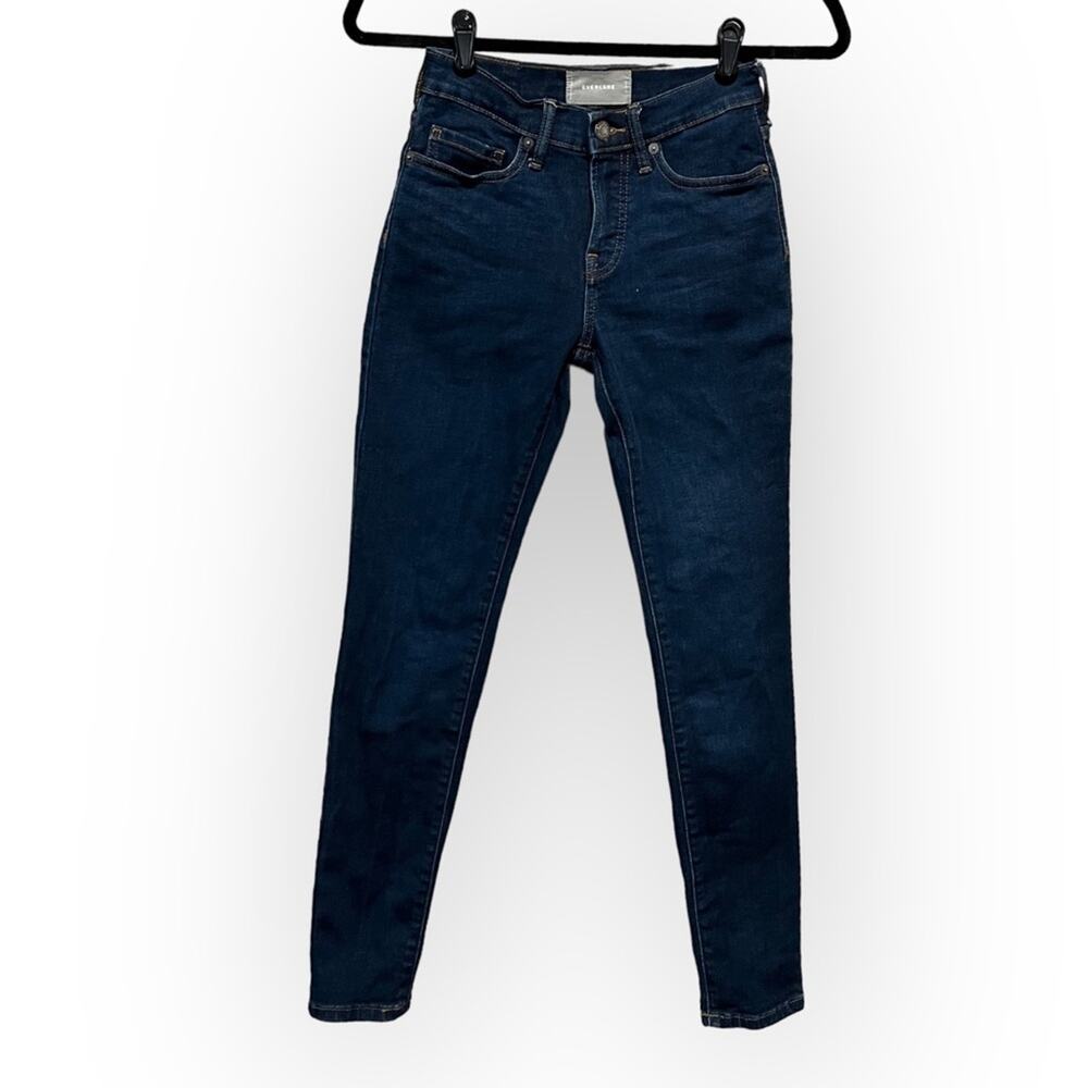 Everlane Ankle Jean Dark Wash mid rise size 24